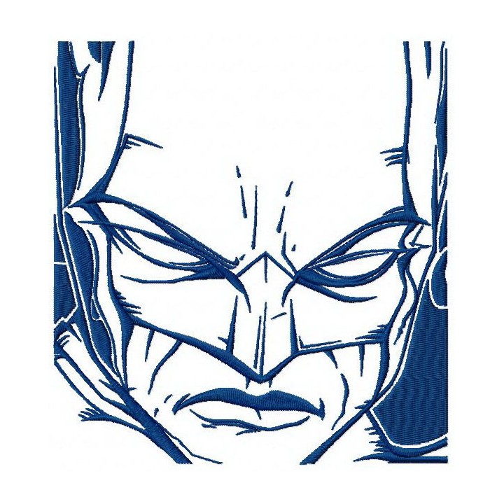 Batman sketch embroidery design - Embroidery Design