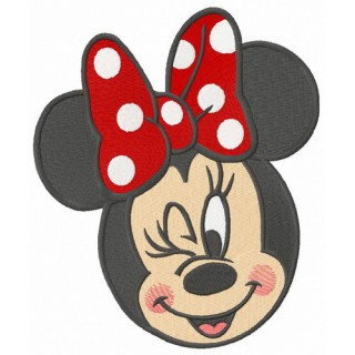 Minnie winks embroidery design - Embroidery Design