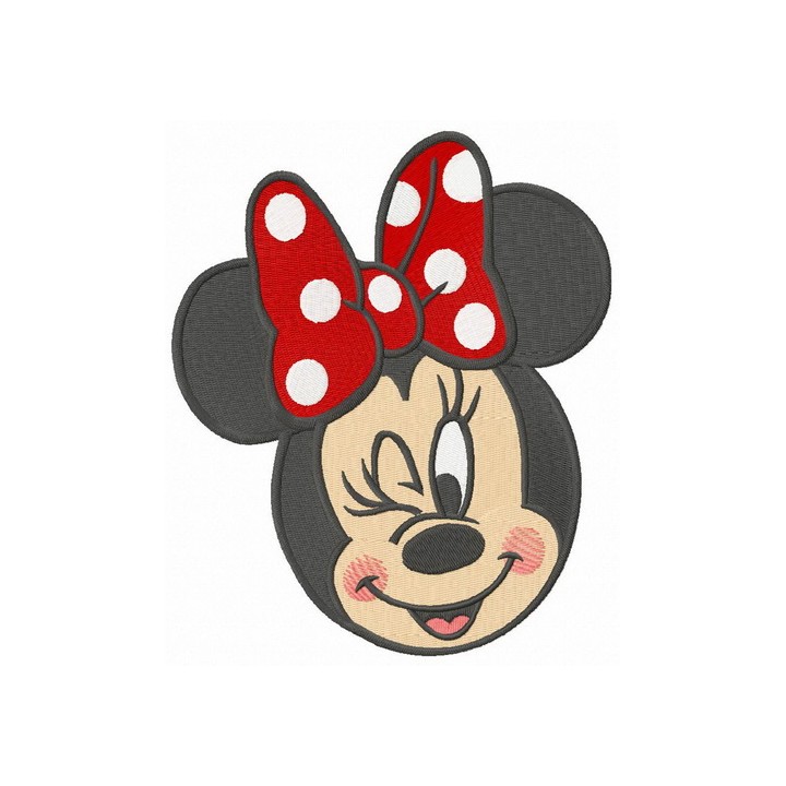 Minnie winks embroidery design - Embroidery Design
