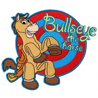 Bullseye the horse embroidery design - Embroidery Design