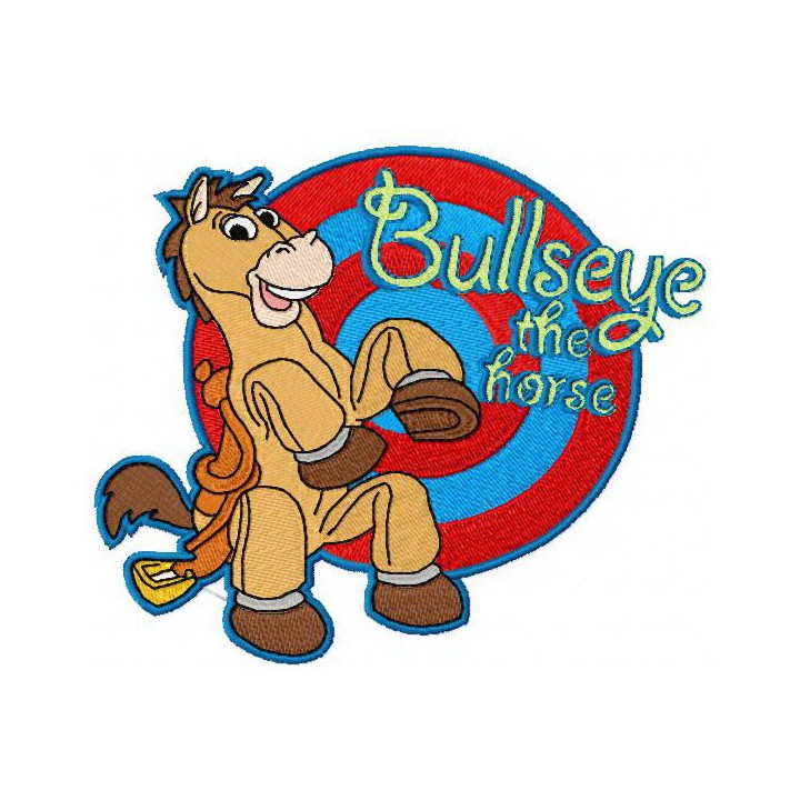 Bullseye the horse embroidery design - Embroidery Design