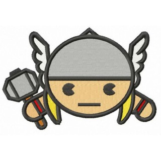 Thor's face embroidery design - Embroidery Design
