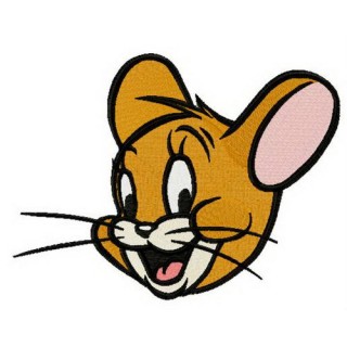 Jerry muzzle embroidery design - Embroidery Design