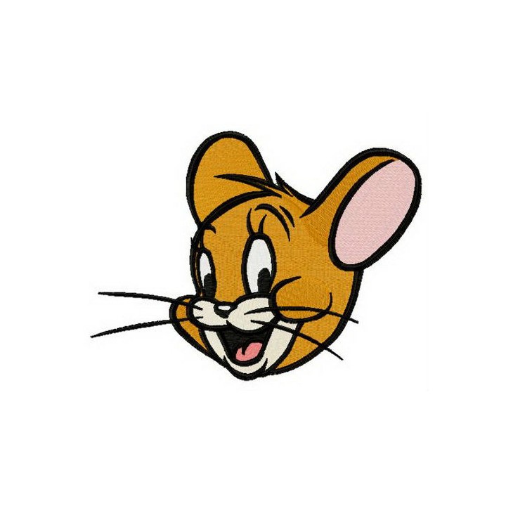 Jerry muzzle embroidery design - Embroidery Design