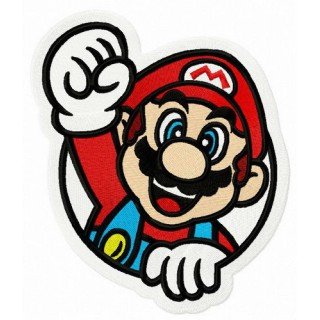 We did it Mario embroidery design - Embroidery Design