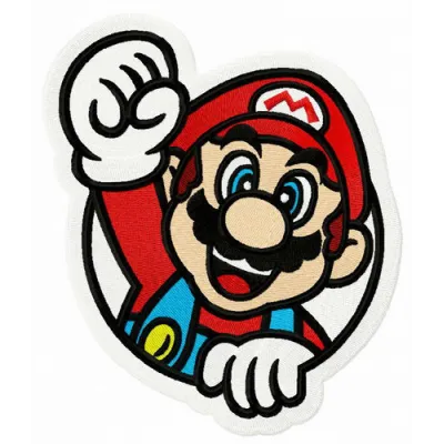 We Did It Mario embroidery design featuring colorful characters and motifs, perfect for stitching on t-shirts and hoodies.