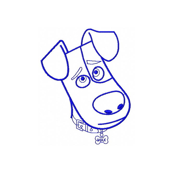 Sad Max 3 embroidery design - Embroidery Design