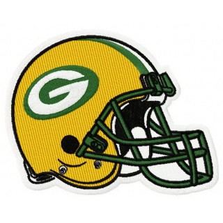 Green Bay Packers helmet embroidery design - Embroidery Design