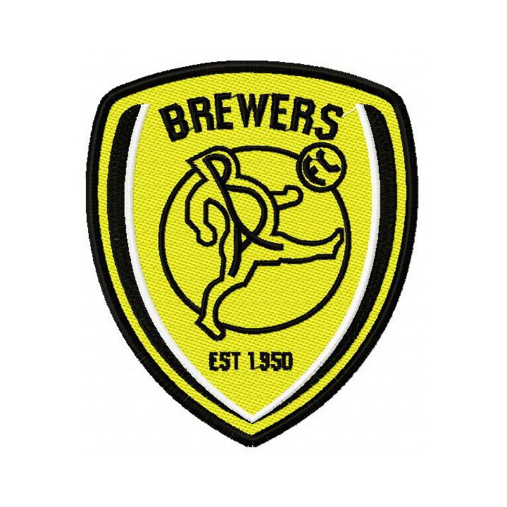 Burton Albion FC embroidery design - Embroidery Design
