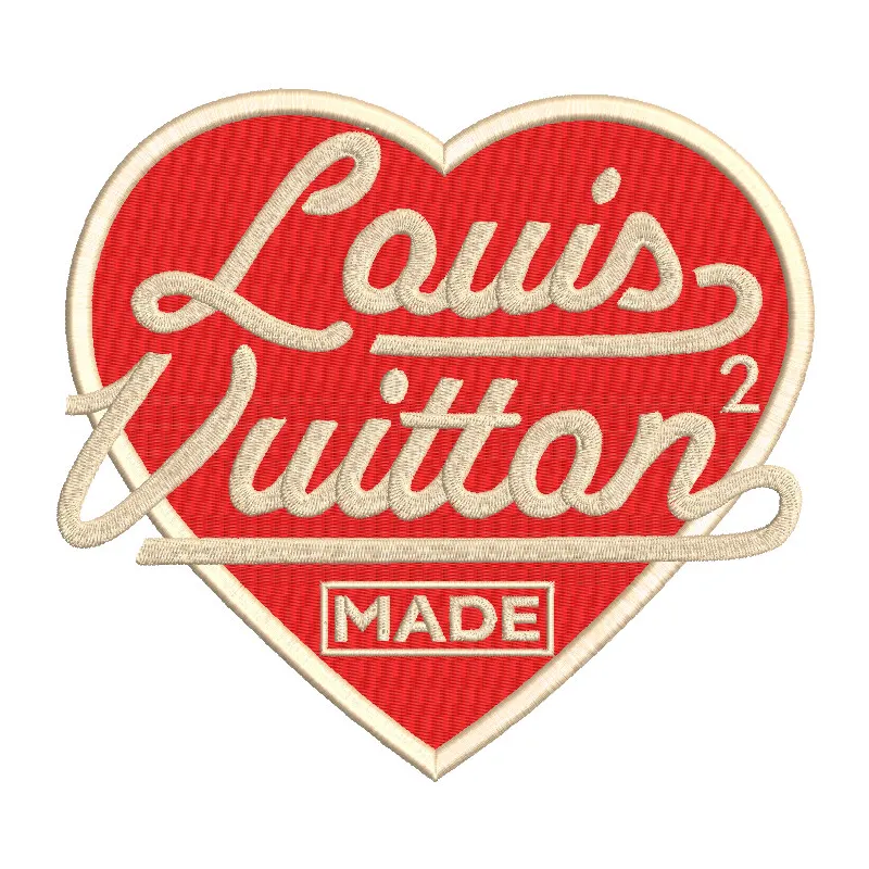 Embroidery design preview of LOUIS VUITTON 2 pattern showcasing intricate stitching and fashion details.