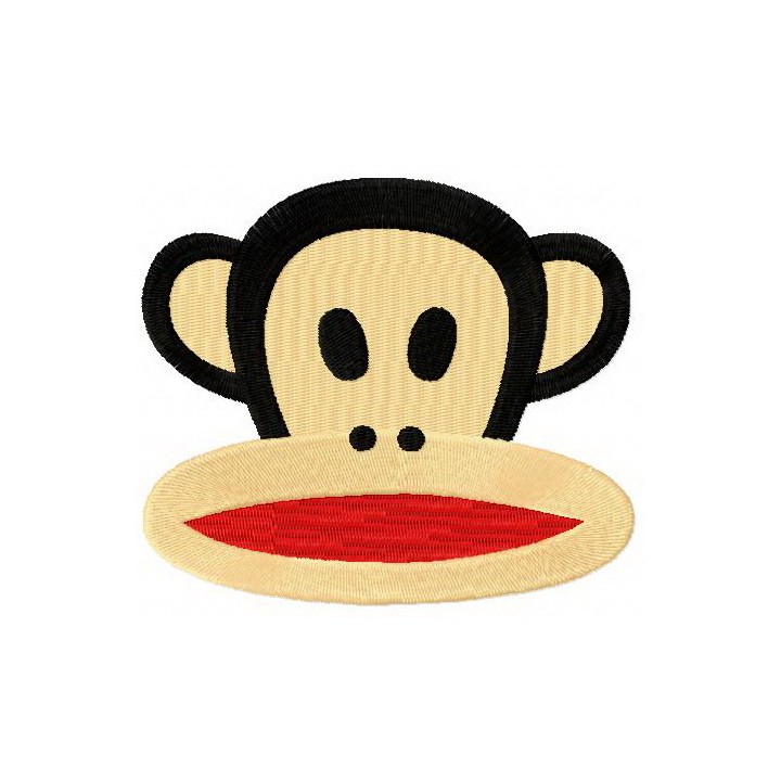 Julius the Monkey embroidery design - Embroidery Design