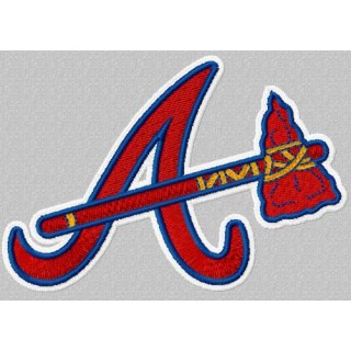 Atlanta Braves Logo embroidery design 3
