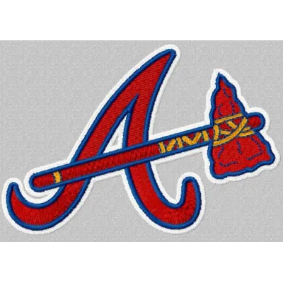 Atlanta Braves Logo embroidery design 3