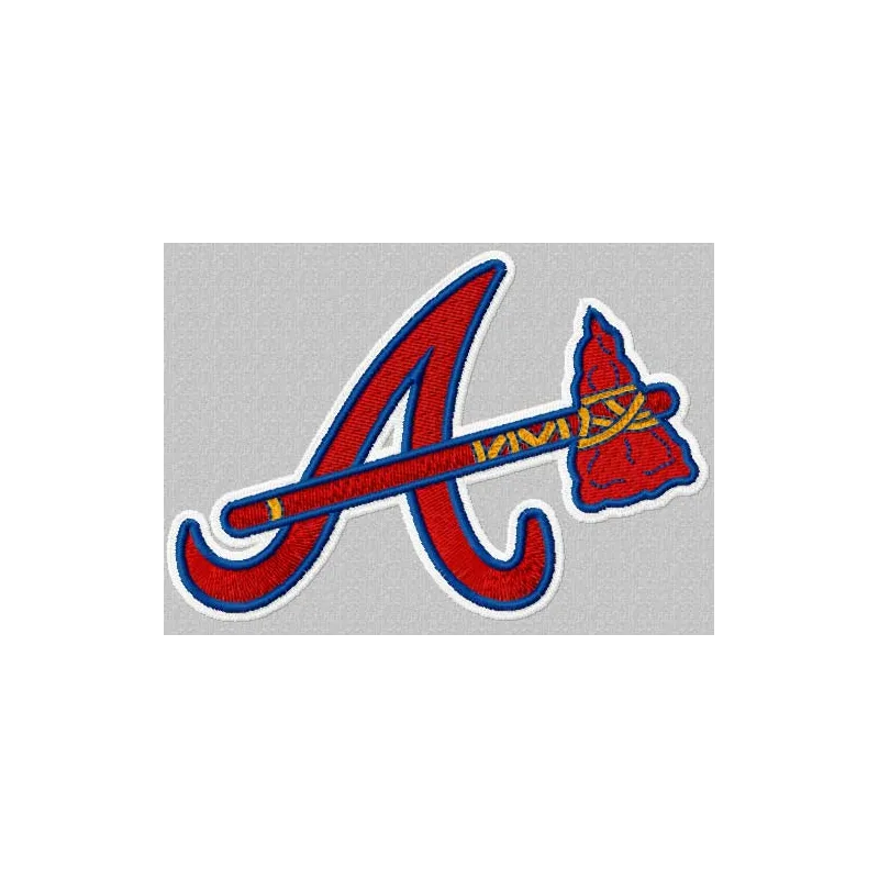Atlanta Braves Logo embroidery design 3