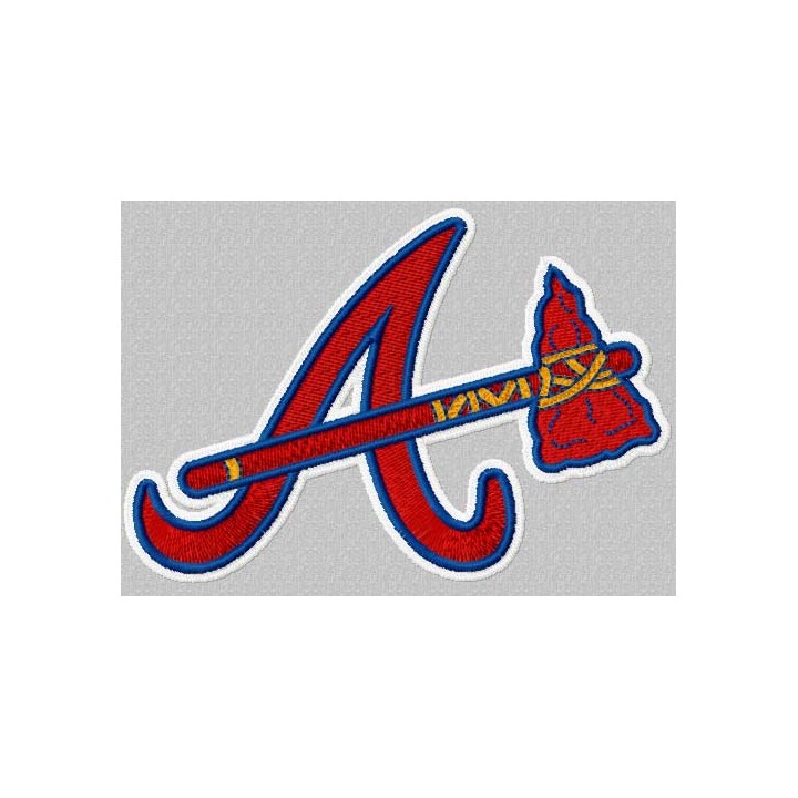 Atlanta Braves Logo embroidery design 3
