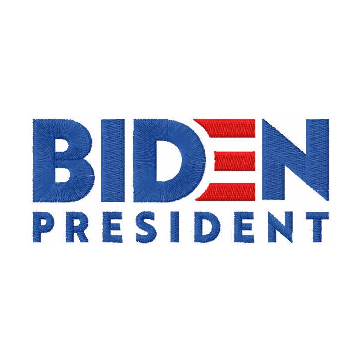 Biden President embroidery design - Embroidery Design