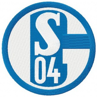 Schalke 04 FC embroidery design - Embroidery Design