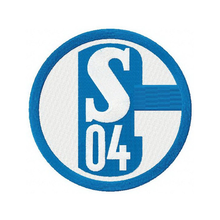 Schalke 04 FC embroidery design - Embroidery Design