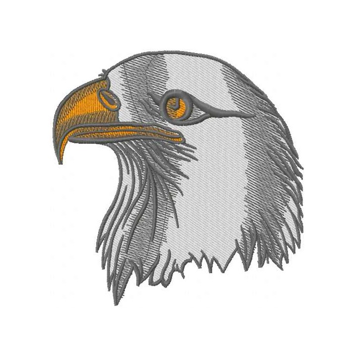 Eagle head 2 embroidery design - Embroidery Design