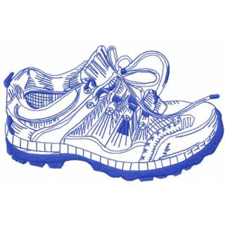 Sport shoes embroidery design - Embroidery Design