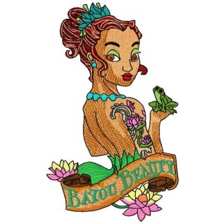 Bayou Beauty 2 embroidery design - Embroidery Design