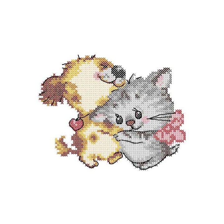 Cuties i love you embroidery design - Embroidery Design