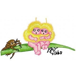 We are Afraid of this Beetle 2 embroidery design - Embroidery Design