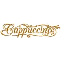Cappuccino embroidery design featuring a detailed coffee cup motif, ideal for embellishing towels and tote bags.
