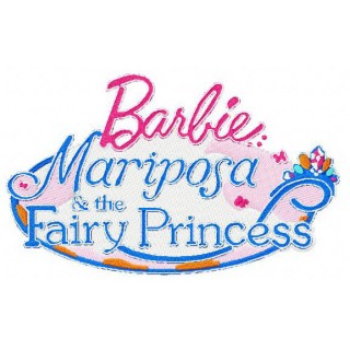 Barbie: Mariposa and the Fairy Princess embroidery design - Embroidery Design