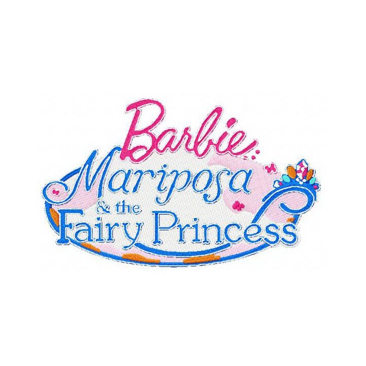 Barbie: Mariposa and the Fairy Princess embroidery design - Embroidery Design