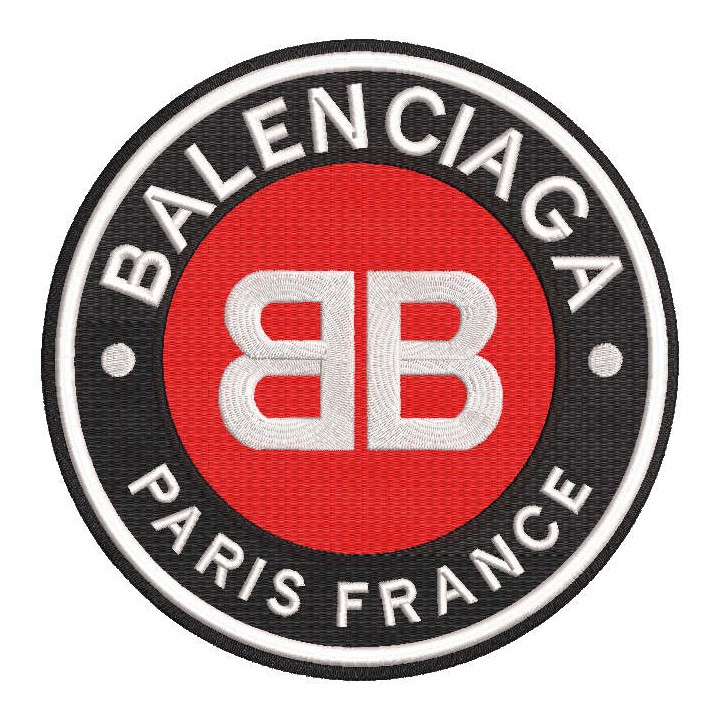 Balenciaga paris france logo embroidery design - Embroidery Design