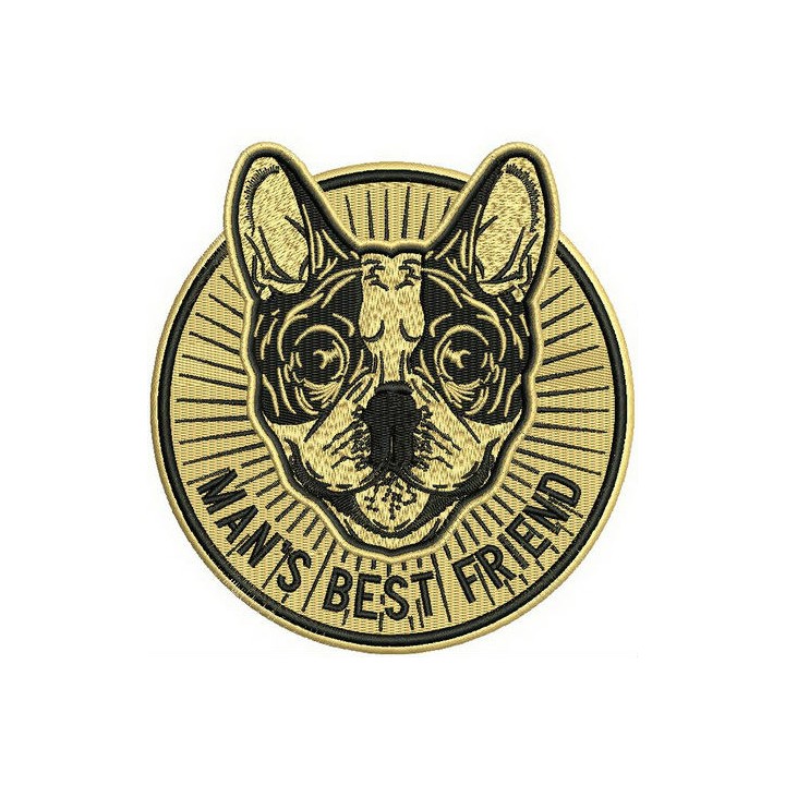 Man's best friend embroidery design - Embroidery Design