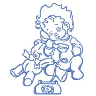 Baby's call 4 embroidery design - Embroidery Design