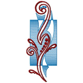 Abstract pattern embroidery design - Embroidery Design