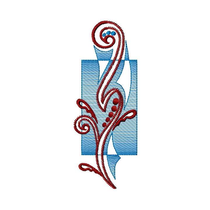 Abstract pattern embroidery design - Embroidery Design