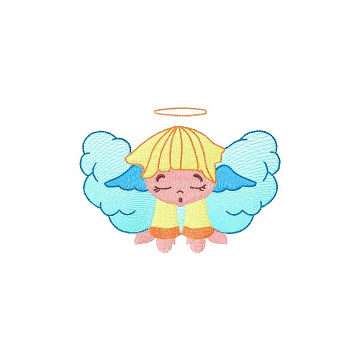 Sleeping angel 6 embroidery design - Embroidery Design