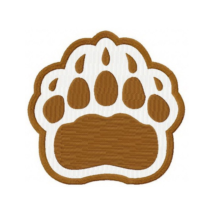 Brown Bears alternative logo embroidery design - Embroidery Design