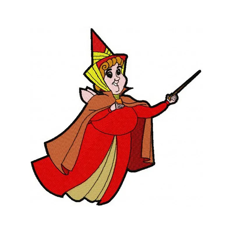 Flora embroidery design featuring delicate floral motifs inspired by Sofia The First for creative stitching projects.