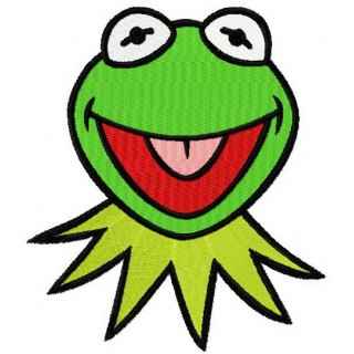 Kermit the Frog embroidery design - Embroidery Design