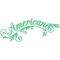 Americano embroidery design featuring a coffee cup motif, ideal for embellishing tote bags or kitchen towels.