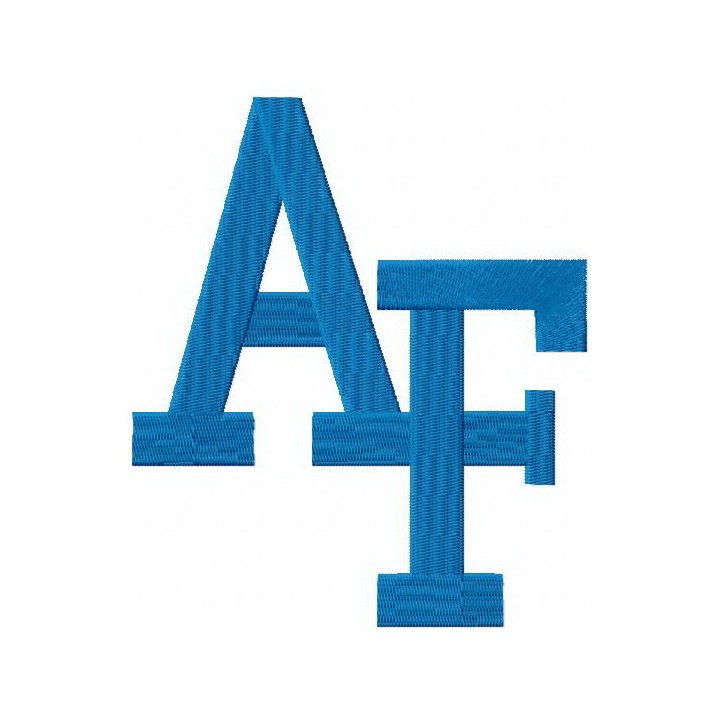 Air Force Falcons primary logo embroidery design - Embroidery Design