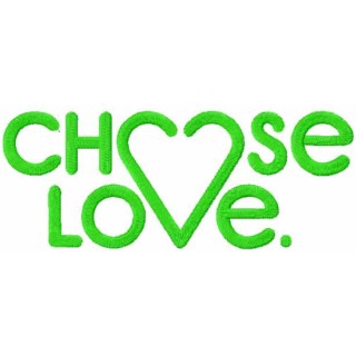 Chose love symbol embroidery design - Embroidery Design