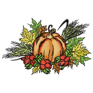 Gifts of autumn embroidery design - Embroidery Design