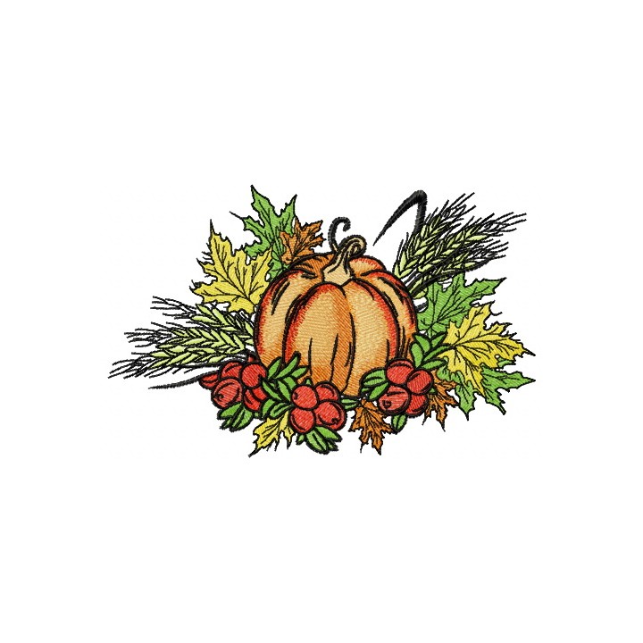 Gifts of autumn embroidery design - Embroidery Design