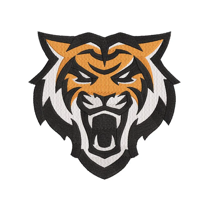 Embroidery design preview of Idaho State Bengals Primary Logo with vibrant colors and detailed stitching.