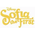 Sofia the First one color logo 2 embroidery design preview, showcasing a simple yet charming stitched motif.