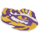 Embroidery design preview of the LSU Tigers secondary logo featuring vibrant colors and clean edges.