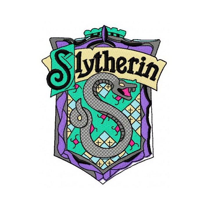 Sly therin emblem embroidery design - Embroidery Design