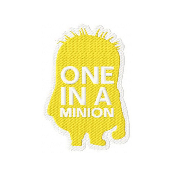 Silhouette of Minion embroidery design - Embroidery Design