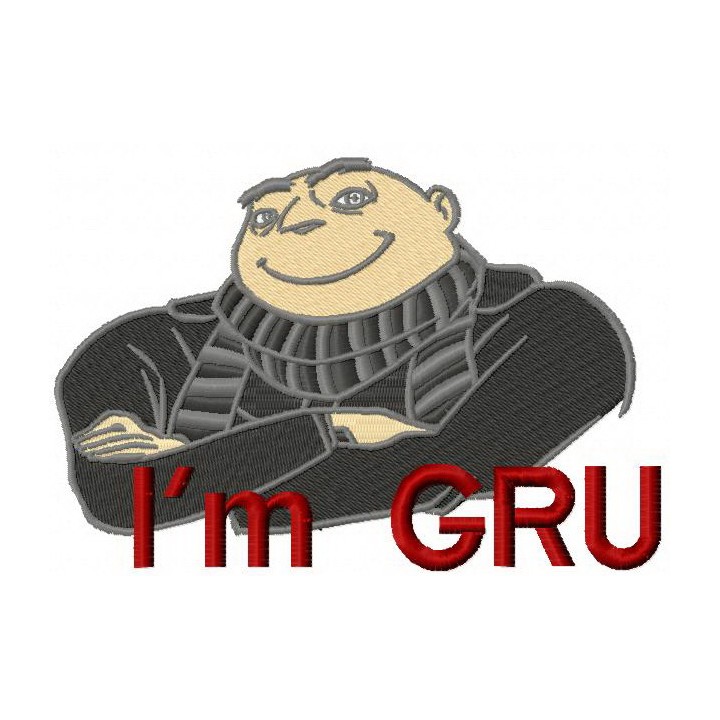 Proud Gru embroidery design - Embroidery Design